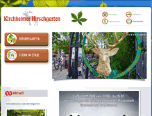 Tablet Screenshot of kirchheimer-hirschgarten.de